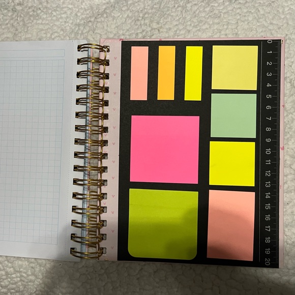 Disney MickeyMinnieMouse Grid Spiral Notebook Hardcover NEW+Disney Post It Notes - Picture 12 of 16